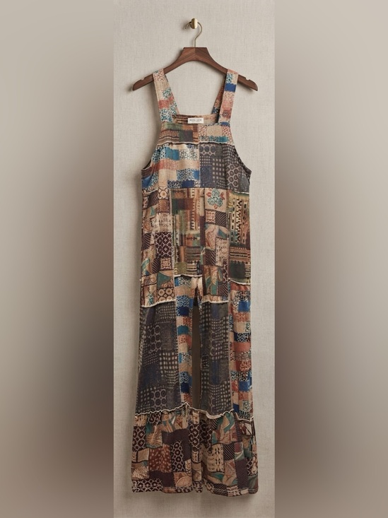 Yak N Yeti Pants - Yak & Yeti NWT Patchwork Print Jumper in Multicolor
